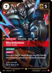 Mordekaiser, Twice Slain (Alternate Art) - Radiance - Riftbound: League of Legends Trading Card Game card