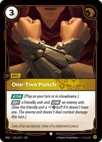 One-Two Punch - Radiance - Riftbound: League of Legends Trading Card Game card