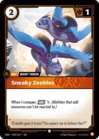 Sneaky Zeebles - Radiance - Riftbound: League of Legends Trading Card Game card