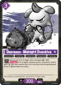Depresso - Midnight Overdrive - Sleeve and Card Set Vol. 1 - Palworld OFFICIAL CARD GAME card