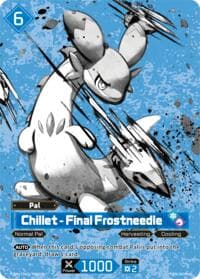 Chillet - Final Frostneedle (OSR) - Sleeve and Card Set Vol. 1 - Palworld OFFICIAL CARD GAME card