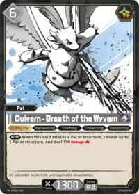Quivern - Breath of the Wyvern - Sleeve and Card Set Vol. 1 - Palworld OFFICIAL CARD GAME card