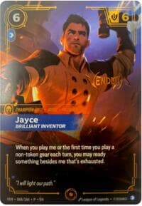 Jayce, Brilliant Inventor - Riftbound Organized Play Promotional Cards - Riftbound: League of Legends Trading Card Game card