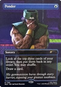 Ponder (7185) - Secret Lair Drop Series - Magic: The Gathering card
