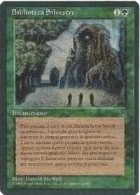 Sylvan Library (Italian) - "Biblioteca Silvestre" - Renaissance - Magic: The Gathering card