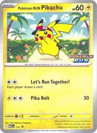 Pokemon Run Pikachu - 131 - Southeast Asia Exclusives - Pokemon card