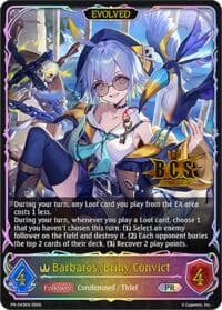 Barbaros, Briny Convict (Evolved) - Shadowverse: Evolve Promo Cards - Shadowverse: Evolve card