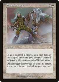 Sivvi's Valor - Nemesis - Magic: The Gathering card