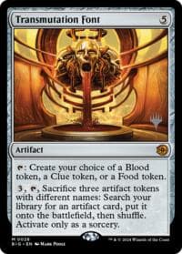 Transmutation Font - Promo Pack: Reality Fracture - Magic: The Gathering card