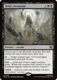 Hela's Arcanum - Marvel: Darkhold Destiny - Magic: The Gathering card
