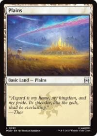 Plains (0292) - Marvel: Darkhold Destiny - Magic: The Gathering card