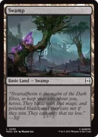 Swamp (0296) - Marvel: Darkhold Destiny - Magic: The Gathering card
