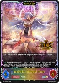 Isabelle, Intrepid Mage (Evolved) - Shadowverse: Evolve Promo Cards - Shadowverse: Evolve card