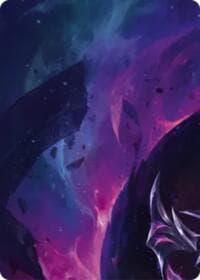 Viserai, the Forsaken // Viserai, Usurper Double Sided Art Card (Top Left) - GEM Pack 6 - Flesh and Blood TCG card