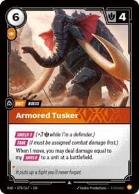 Armored Tusker - Radiance - Riftbound: League of Legends Trading Card Game card