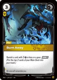 Burn Away - Radiance - Riftbound: League of Legends Trading Card Game card
