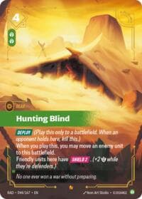 Hunting Blind - Radiance - Riftbound: League of Legends Trading Card Game card