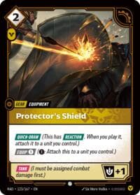 Protector's Shield - Radiance - Riftbound: League of Legends Trading Card Game card