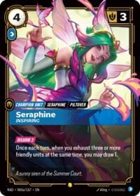 Seraphine, Inspiring (Alternate Art) - Radiance - Riftbound: League of Legends Trading Card Game card