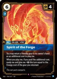 Spirit of the Forge - Radiance - Riftbound: League of Legends Trading Card Game card