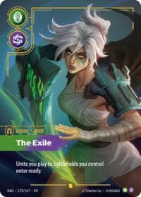 Riven, The Exile (Overnumbered) - Radiance - Riftbound: League of Legends Trading Card Game card