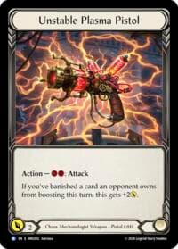 Unstable Plasma Pistol - Armory Deck: Min - Flesh and Blood TCG card