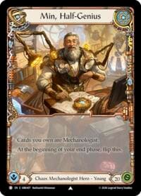 Min, Half-Genius - Outbreak - Flesh and Blood TCG card