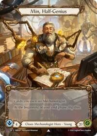 Min, Half-Genius (Marvel) - Outbreak - Flesh and Blood TCG card