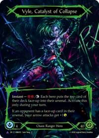 Vyle, Catalyst of Collapse (Marvel) - Outbreak - Flesh and Blood TCG card