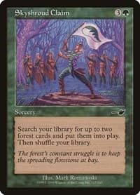 Skyshroud Claim - Nemesis - Magic: The Gathering card
