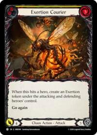 Exertion Courier - Outbreak - Flesh and Blood TCG card