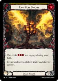 Exertion Bloom - Outbreak - Flesh and Blood TCG card