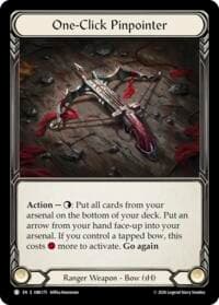 One-Click Pinpointer - Outbreak - Flesh and Blood TCG card