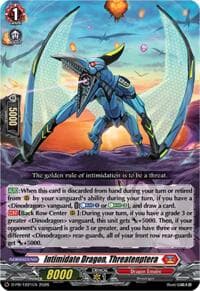 Intimidate Dragon, Threatenptera - D Promo Cards - Cardfight Vanguard card