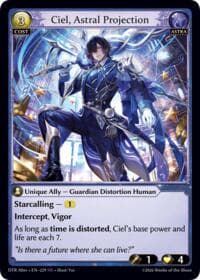 Ciel, Astral Projection - Distorted Reflections Alter Edition - Grand Archive TCG card