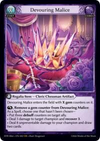 Devouring Malice - Distorted Reflections Alter Edition - Grand Archive TCG card
