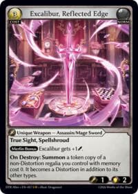 Excalibur, Reflected Edge - Distorted Reflections Alter Edition - Grand Archive TCG card