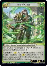 Five of Clubs - Distorted Reflections Alter Edition - Grand Archive TCG card