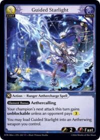 Guided Starlight - Distorted Reflections Alter Edition - Grand Archive TCG card