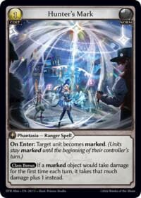 Hunter's Mark - Distorted Reflections Alter Edition - Grand Archive TCG card