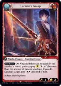 Lacuna's Grasp - Distorted Reflections Alter Edition - Grand Archive TCG card