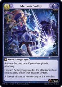 Meteoric Volley - Distorted Reflections Alter Edition - Grand Archive TCG card