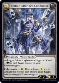 Poitier, Afterlife's Conductor - Distorted Reflections Alter Edition - Grand Archive TCG card