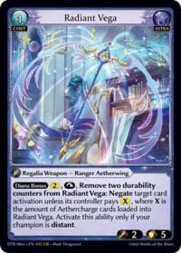 Radiant Vega - Distorted Reflections Alter Edition - Grand Archive TCG card