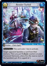 Render Turbid - Distorted Reflections Alter Edition - Grand Archive TCG card