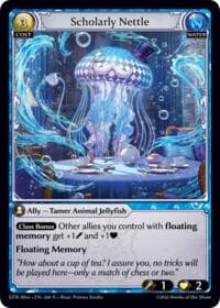Scholarly Nettle - Distorted Reflections Alter Edition - Grand Archive TCG card