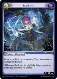 Starbirth - Distorted Reflections Alter Edition - Grand Archive TCG card