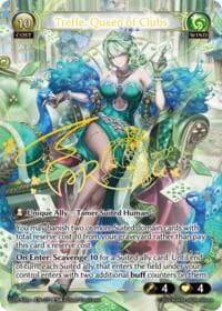 Trefle, Queen of Clubs (CSR) - Distorted Reflections Alter Edition - Grand Archive TCG card