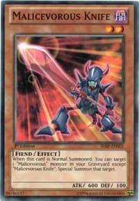 Malicevorous Knife - Shadow Specters - YuGiOh card