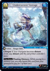 Undercurrent Vantage - Distorted Reflections Alter Edition - Grand Archive TCG card